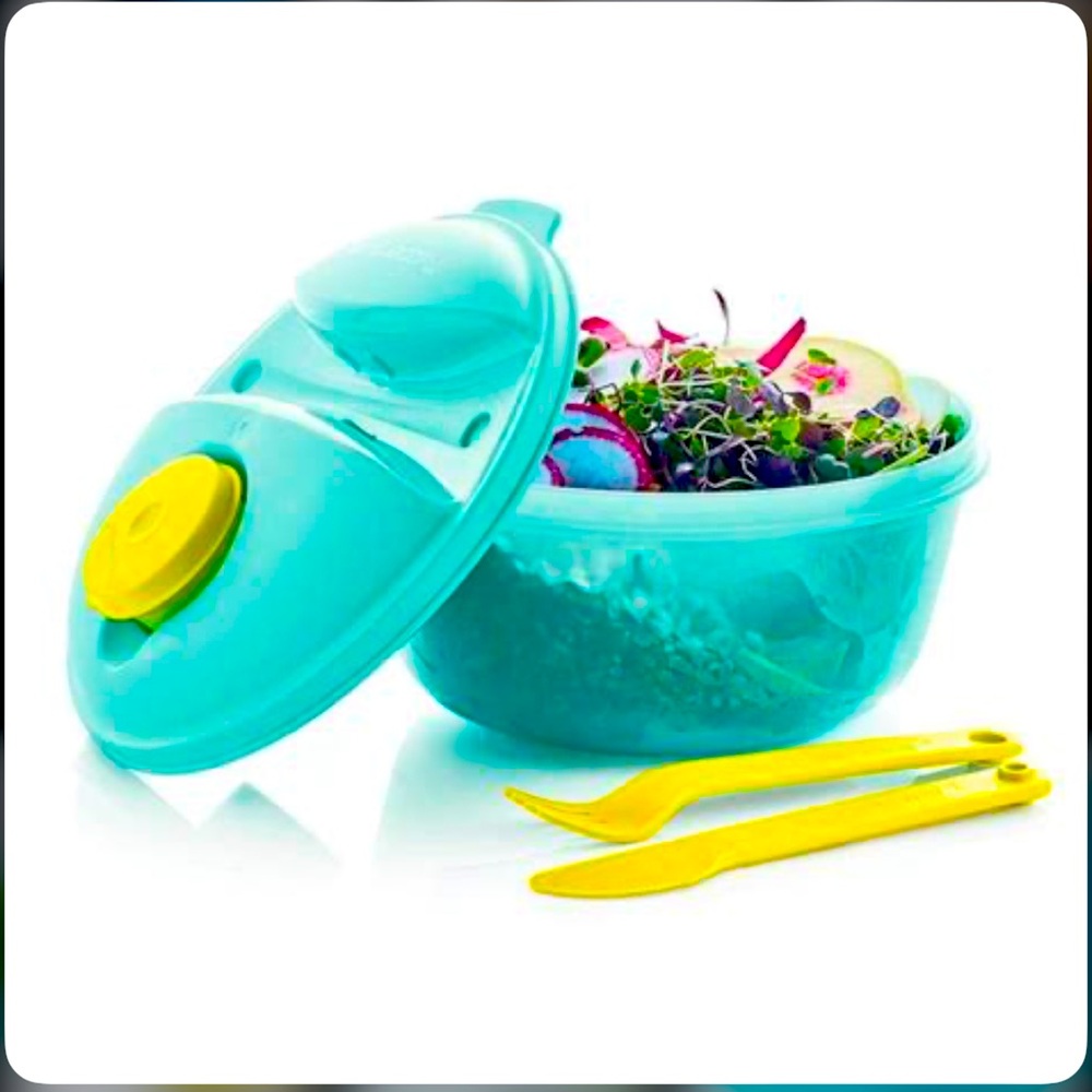 Tupperware salad bowl kit